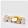 EDG Enzo De Gasperi Tealight Glitterate H 1,2 Cm D 3,8 Cm Cf 10 Pz Light Gold