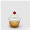 EDG Enzo De Gasperi Candela Cupcake Natale H 14,5 Cm D 12 Cm Ginger Warm Vanilla