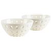GUZZINI Set 2 Ciotoline Le Murrine in San D 12,5 Cm Perla, Bianco, Perla
