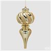 EDG Enzo De Gasperi Addobbo Natale Fuso Glitter H 25 Cm Gold