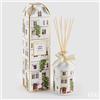 EDG Enzo De Gasperi Profumatore Bottiglia di Natale Rue de Rivoli 500 Ml H 35 Cm Black Pepper Bianco