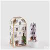 EDG Enzo De Gasperi Profumatore Bottiglia di Natale Rue de Rivoli 100 Ml H 22 Cm Black Pepper Bianco