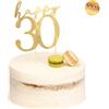 Givi Cake Topper Happy 30 Oro 13 x 12 Cm