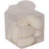ARPIMEX Bomboniera Scatola con Top Cuore 4 x 4 x 4 Cm Trasparente 10 Pz