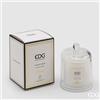 EDG Enzo De Gasperi Candela con Cupola e Scatola Regalo H 12 Cm D 9 Cm White Tea e Ginger
