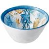 Ad Trend Ciotola Melamina Shell D 12 Cm H 6 Cm Blu 1 Pz