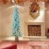 EDG Enzo De Gasperi Albero di Natale Pino Candy Innevato con 480 Led H 210 Cm D 78 Cm Tiffany
