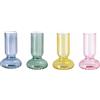 Ad Trend Vaso in Vetro Ass. D 10 Cm H 16 Cm Rosa Giallo Verde Blu 1 Pz