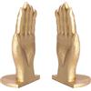 Ad Trend Reggilibri a Forma di Mano h 16 x 8 x 6,5 Cm Oro