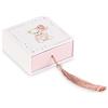 Cupido&Co. Scatola Orsetto Rosa con Inserto e Nappa 70 x 70 x 30 Mm