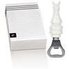 Cupido&Co. Apribottiglie Cavallo Scacchi con Scatola H 135 Mm Bianco