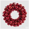 EDG Enzo De Gasperi Corona Natale Pallemix X67 D 39 Cm Red