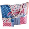 Ad Trend Borsa Mare con Pochette 58 x 18 x H 38 Cm Ass. Blu Verde 1 Pz