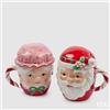 EDG Enzo De Gasperi Tazza Babbo e Mamma Natale H 14 Cm D 11 Cm 1 Pz Multicolor