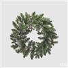 EDG Enzo De Gasperi Corona Natale Pino Argentato D 45 Cm 140 Tips Sage