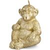 Tono Su Tono Candela Scimmietta H 90 Mm Oro