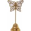 ARPIMEX Farfalla Resina si Base 15 x 9,5 x 27,5 Cm Gold