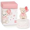 Cupido&Co. Carillon Orsetto con Palloncini Rosa H 125 Cm con Scatola