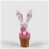 EDG Enzo De Gasperi Decoro Gelato Coniglio H 29 Cm D 9 Cm Pink Mix