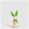 EDG Enzo De Gasperi Decoro Peluche Coniglio H 28 Cm L 15 Cm L 11 Cm Pale Pink