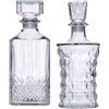 Ad Trend Bottiglia in Vetro Ass. 2 Modelli 800 Ml 9 x 9 Cm H 23 Cm 1 Pz