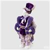 EDG Enzo De Gasperi Decoro Coniglio Dandy H 55 Cm Violet