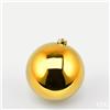 EDG Enzo De Gasperi Palla Natale Poly D 15 Cm Lucida con Polybag Gold 1 Pz