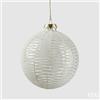 EDG Enzo De Gasperi Addobbo di Natale Palla Rete D 12 Cm White