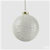 EDG Enzo De Gasperi Addobbo di Natale Palla Rete D 10 Cm White
