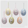 EDG Enzo De Gasperi Decoro Uovo Pasqua da Appendere Ass. H 10,5 Cm D 7,5 Cm Multicolor 1 Pz