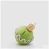 EDG Enzo De Gasperi Palla Natale Candy H 20 Cm D 15 Cm Light Green 1 Pz