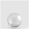 EDG Enzo De Gasperi Vaso Sfera H 16 Cm D 18 Vetro Molato Natural Trasparente
