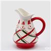 EDG Enzo De Gasperi Caraffa Babbo Natale H 22 Cm 15 x 20 Cm 1460 Ml Green Red