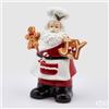 EDG Enzo De Gasperi Contenitore Natale Babbo Cuoco 20 x 12 Cm H 28 Cm White Red