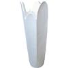 Vimin Box Portafiori Alto a Fiore D 30 Cm H 81,5 Cm Bianco Satinato