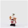 EDG Enzo De Gasperi Contenitore Babbo Natale Cuoco H 15 Cm 9 x 5 Cm White Red