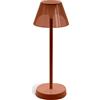 WD LifeStyle Lampada Diner H 34 Cm D 12,5 Cm Colore Mattone