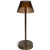 WD LifeStyle Lampada Diner H 34 Cm D 12,5 Cm Colore Caffè