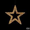 EDG Enzo De Gasperi Stella di Natale Grande MicroLed 4.800 D 70 Cm Cavo 4 Mt Ivory