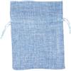 Piovaccari Bustina Portaconfetti Tela H 12 x 9 Cm Sky Blue 10 Pz
