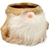 Vimin Box Vaso Caspò Gnomo con Braccia e Barba D 7 Cm L 11 Cm L 10 Cm