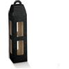 Scotton Lanterna 90 x 90 x 350 Mm Seta Nero 2 Pz