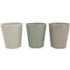 Vimin Box Vaso Liscio D 14 Cm H 16 Cm Verde Salvia Grigio 1 Pz
