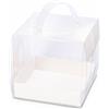 ETM Scatola Pvc Portaconfetti Bomboniera 12 x 12 x 12 Cm Trasparente 12 Pz