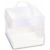 ETM Scatola Pvc Portaconfetti Bomboniera 10 x 10 x 10 Cm Trasparente 12 Pz