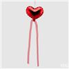 EDG Enzo De Gasperi Decorazione di Natale Palloncino Cuore Vetro D 12 Cm Red