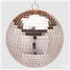 EDG Enzo De Gasperi Addobbo Natale Palla Specchio D 20 Cm Rose Gold 1 Pz