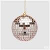EDG Enzo De Gasperi Addobbo Natale Palla Specchio D 10 Cm Rose Gold 1 Pz