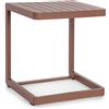 Bizzotto Konnor Tavolino Outdoor Ruggine Alluminio 40 cm