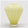 EDG Enzo De Gasperi Vaso Diamante H 35 Cm D 30 Cm Vetro Light Yellow